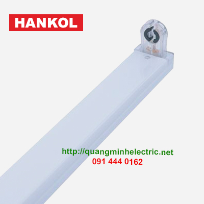 Máng đèn led đơn T8 Hankol